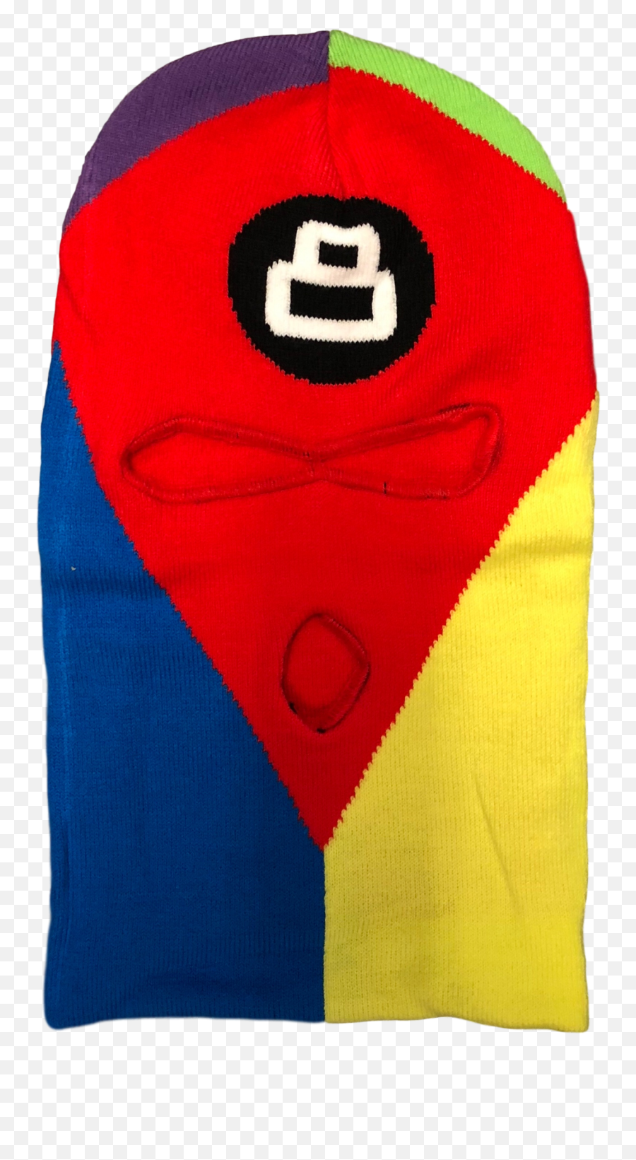 8 Ball Ski Mask Multi Color - Ski Mask All Color Png,8 Ball Png