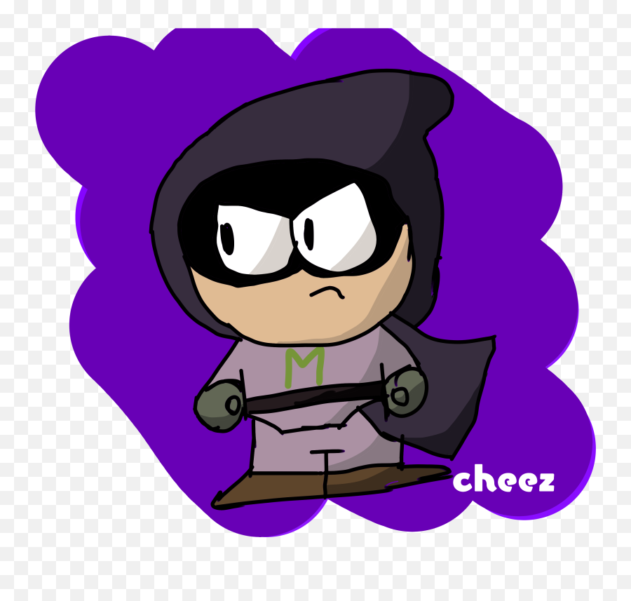 Mysterion From South Park By Cheezcurlz - Cartoon Png,South Park Png