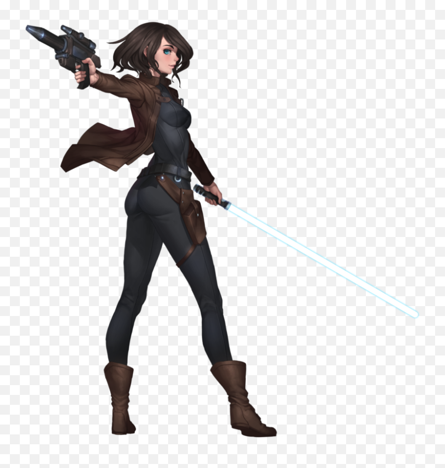 Download Hd Rena Javess Anti - Sith Chapter Jedi Knight By Star Wars Jedi Female Png,Sith Png