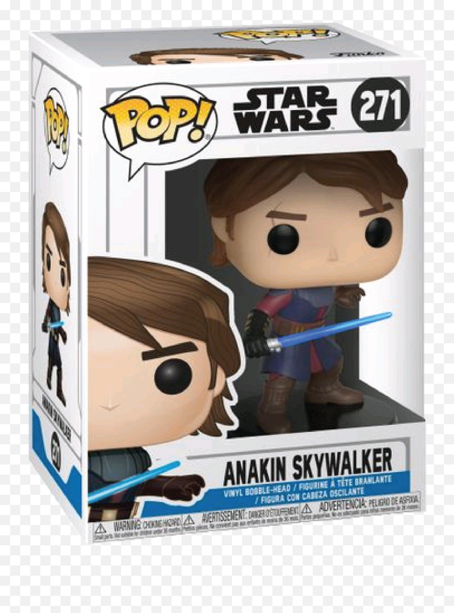 Star Wars - Clone Wars Anakin Pop Vinyl 271 Star Wars Funko Pop Anakin Png,Anakin Skywalker Png