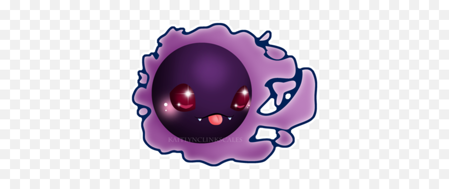 Chibi Gastly - Circle Png,Gastly Png