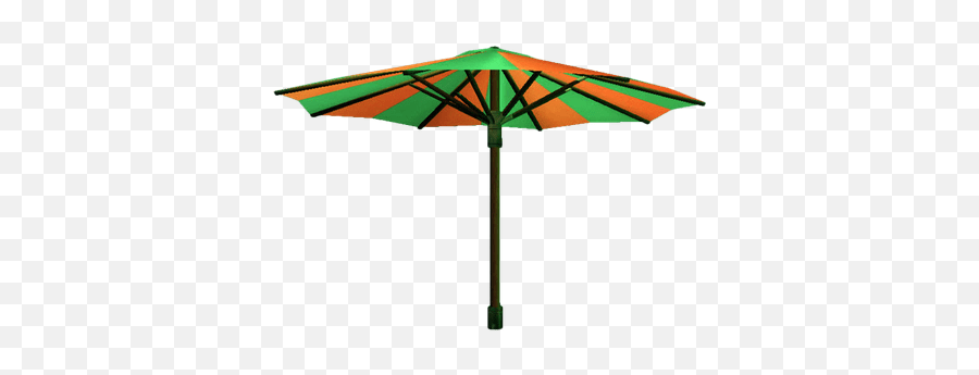 Green And Orange Transparent Png - Parasol Png,Umbrella Transparent Background