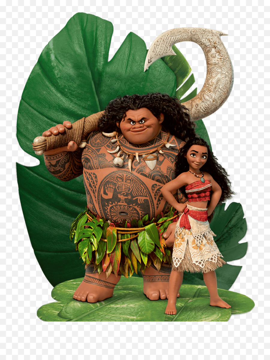 Moana E Maui Transparent Png - Moana Png,Moana Transparent Background