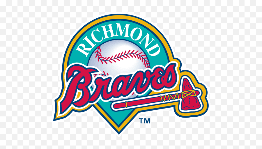 A Cartoon Rodent In Serious Baseball Town The Richmond - Danville Braves Logo Png,Squirrel Logo
