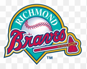 A Cartoon Rodent In Serious Baseball Town The Richmond - Danville Braves Logo Png,Squirrel Logo