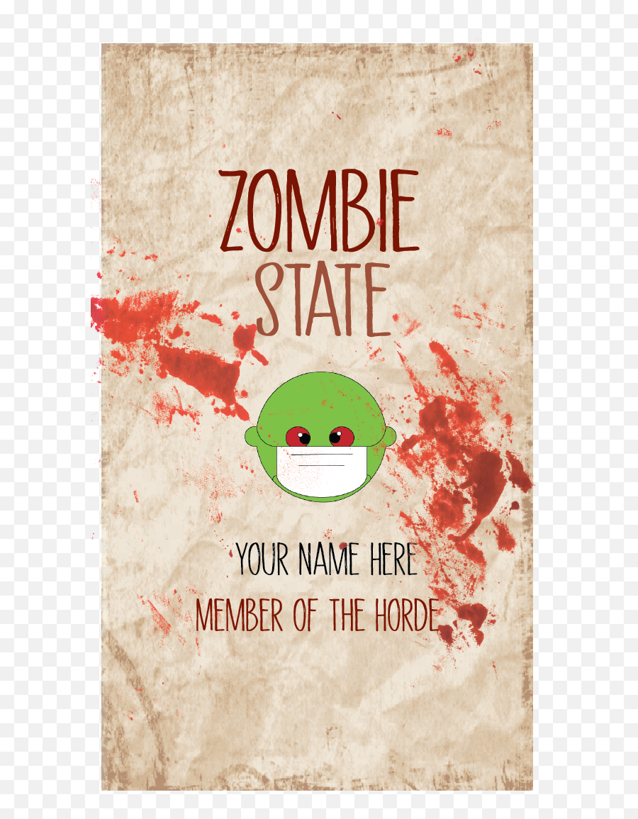 Zombie State - Victorians Unite Poster Png,Zombie Horde Png