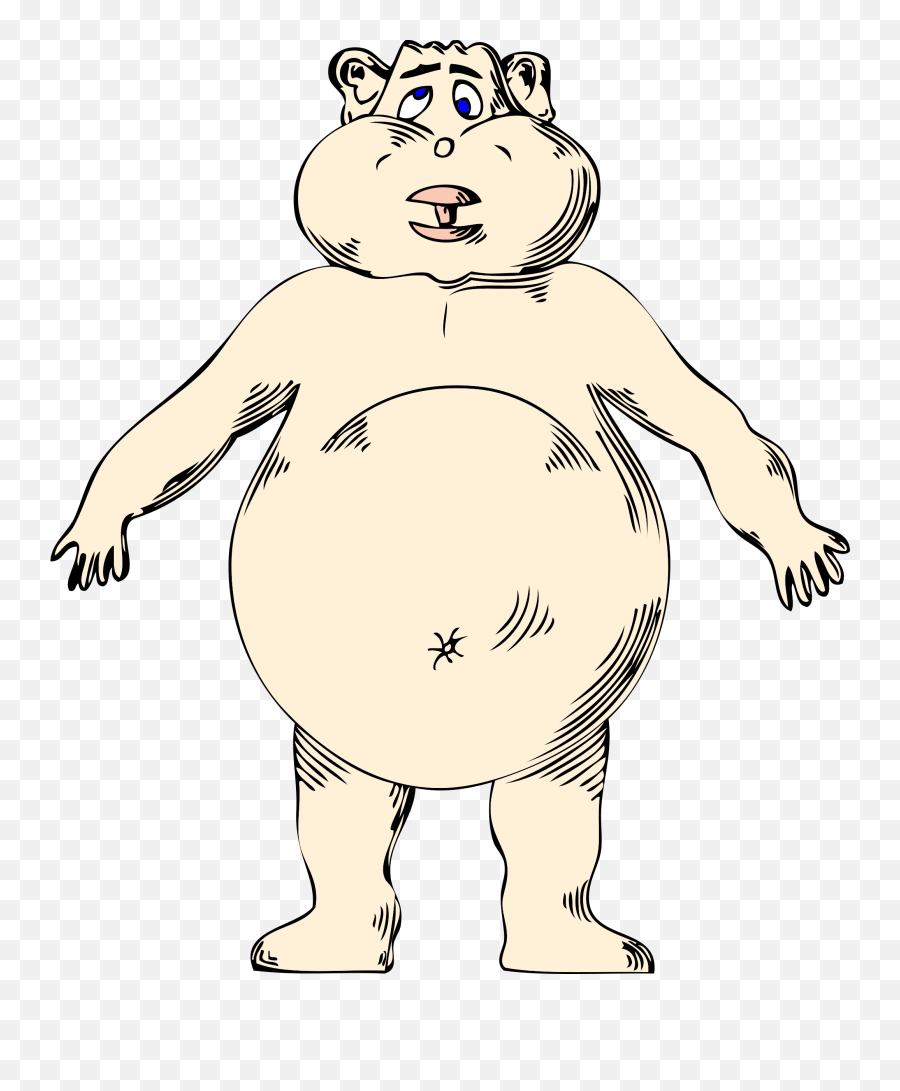 Download Free Png Goofy Naked Fat Guy - Fat Clipart Transparent,Fat Guy Png