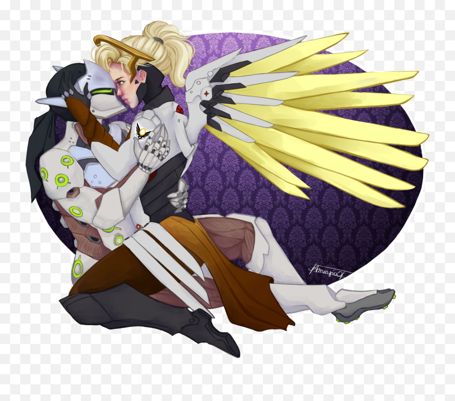 And Mercy Because Why - Love Genji And Mercy Fan Art Png,Mercy Transparent