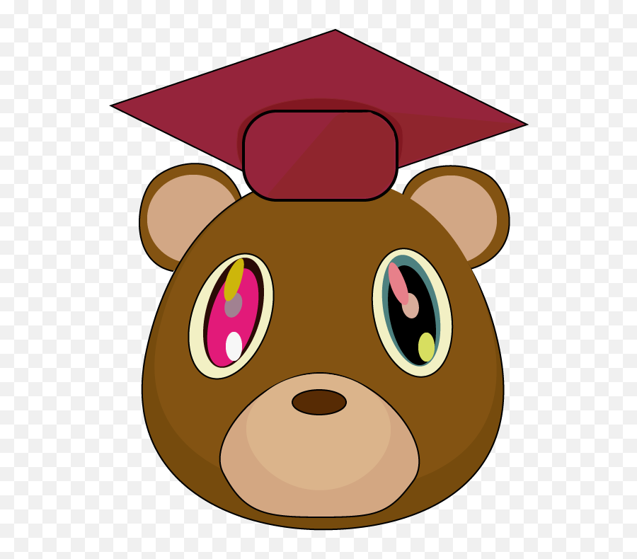 Download Hd Graduation Bear Kanye West - Kanye Graduation Bear Hd Png,Kanye West Transparent Background