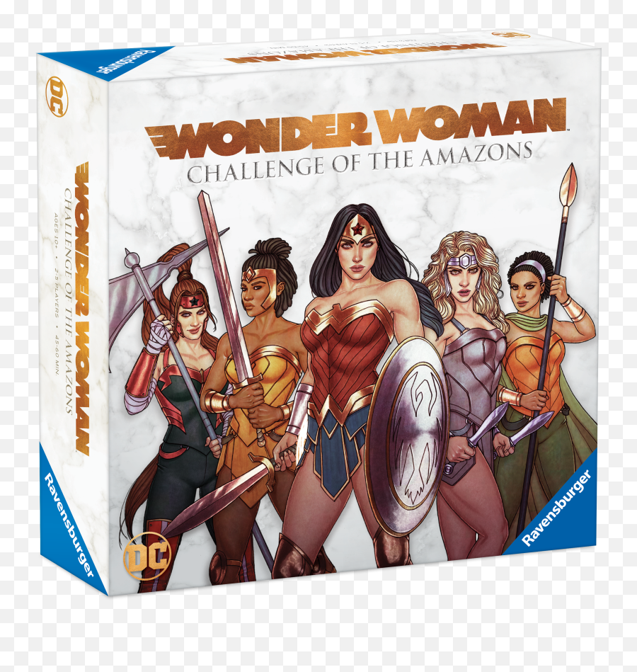 Wonder Woman Challenge Of The Amazons - Wonder Woman Board Game Png,Wonderwoman Png