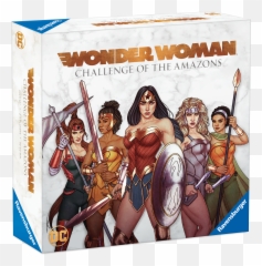 Wonder Woman Challenge Of The Amazons - Board Game png