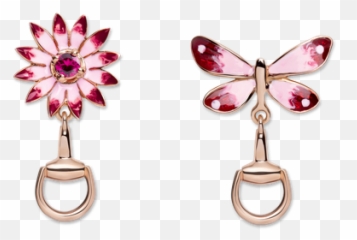 Gucci Fashion Jewelry Flora Earrings - La Mine Du0027or Gucci Flora Earrings Png,Gucci Transparent