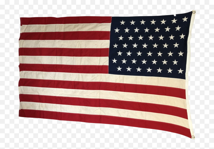49 Star Flag Vintage Annin Defiance American - Flag Of American Png,American Flag Png