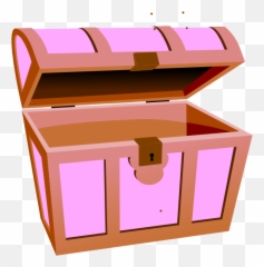 Treasure Hunt Box Clip Art - Vector Clip Art Treasure Chest Clip Art Png,Scavenger Hunt Png