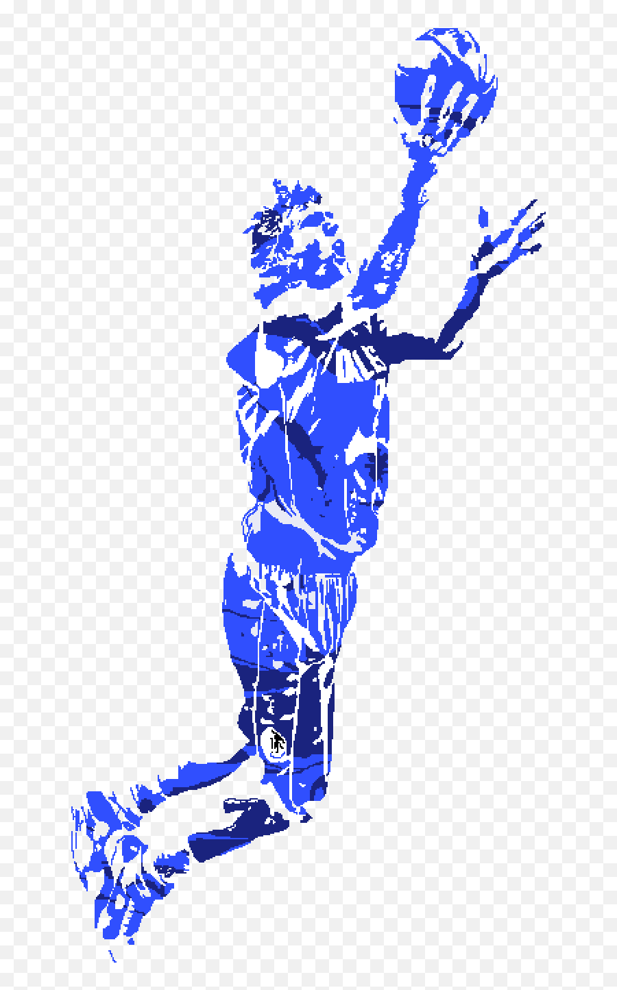 Pixilart - Dirk Nowitzki And Wall Print Png,Dirk Nowitzki Png