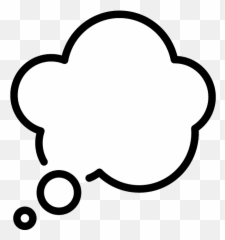 Thought Balloon Emoji Clipart Free Download Transparent - Dot png