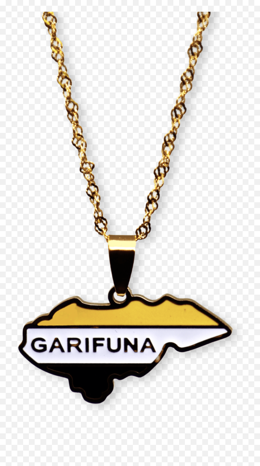 Garifuna Flag Map Necklaces - Solid Png,Honduras Flag Png