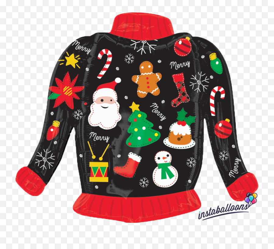 Giant Ugly Christmas Sweater Balloon 31 - Ugly Christmas Sweater Clipart Png,Ugly Christmas Sweater Png