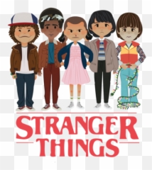 Download Free Group Netflix Sticker Child Eleven Social Icon - Imagenes Stranger Things Png