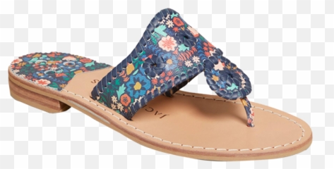 Jacks Flat Floral Icon Sandal - For Women png