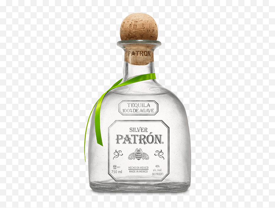 Patrón Silver High Quality Tequila - Silver Patron Tequila Png,Bottle Png