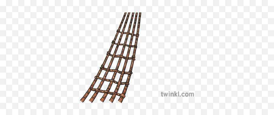 Rigging Snakes Ladders Pirate Ship Rope Mps Ks2 Illustration - Pirate Ship Ropes Drawing Png,Pirate Ship Png