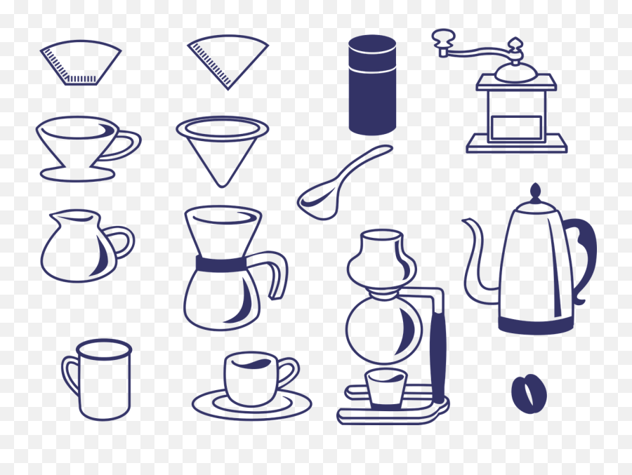 Cafe Coffee Icon Dripper Mill - Peralatan Makan Dan Minum Animasi Png,Cafeteria Icon
