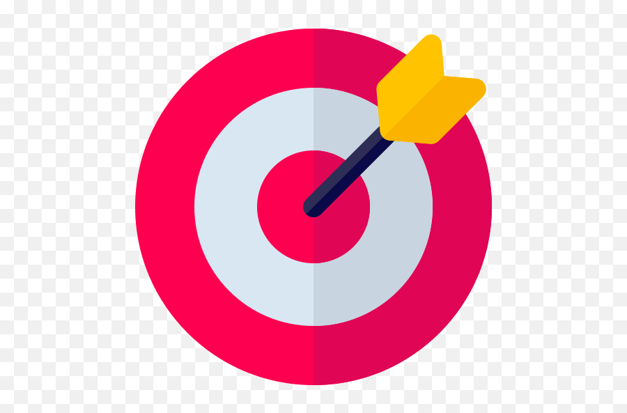 Pin - Shooting Target Png,Goal Icon Vector