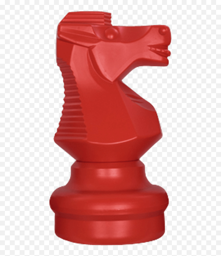 Megachess 18 Inch Red Plastic Knight Giant Chess Piece - Red Knight Chess Piece Png,Chess Pieces Png