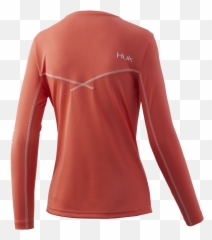 Newsmadacom Large Fusion Coral Huk Womens Icon Hooded - Long Sleeve png