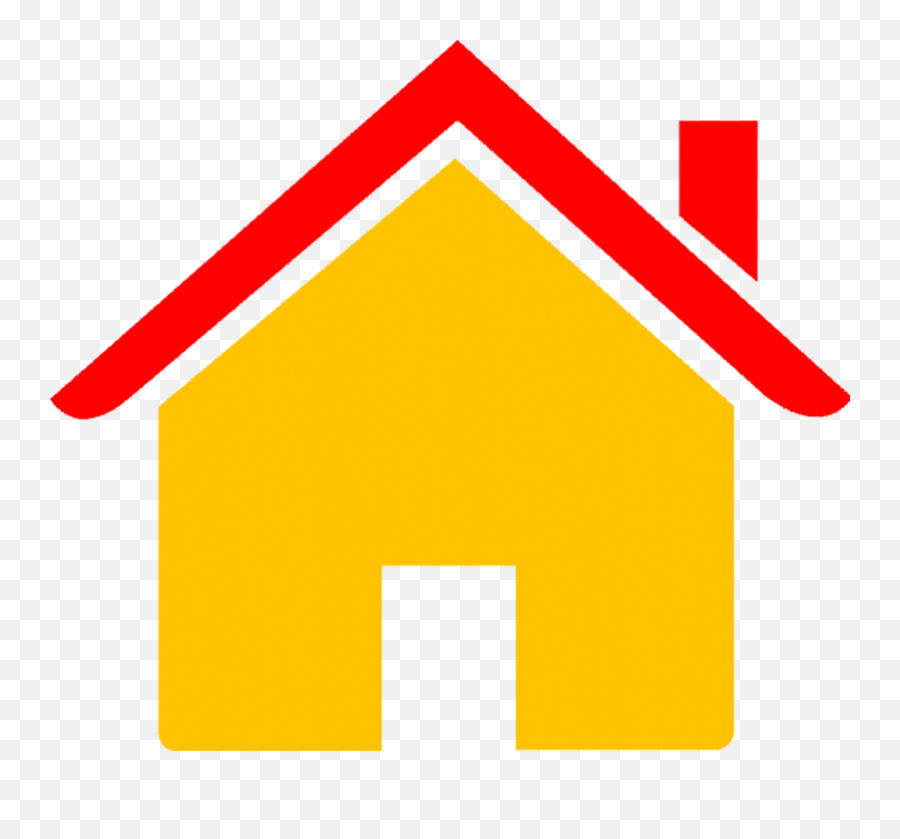 House Icon Png Square Orange Clipart - Full Size Clipart Vertical,Haunted House Icon