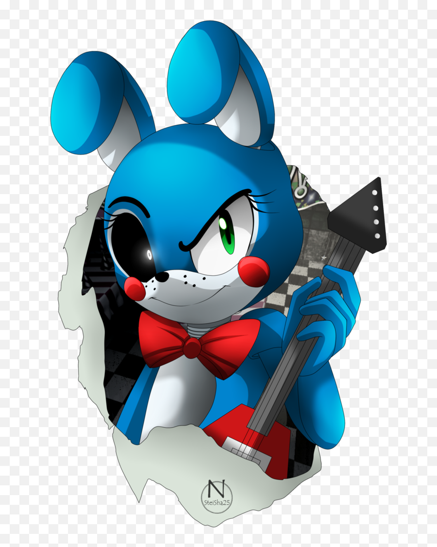 Five Nights - Wallpaper Cave Fnaf Toy Bonnie Sonic Style Png,Toy Bonnie Icon