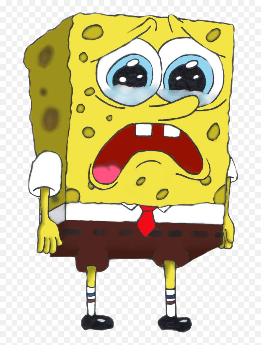 Transparent Spongebob Sad Png Image