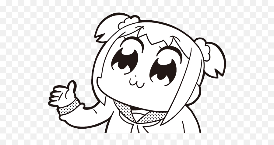 Pop Transparent Team Epic Picture 1153349 - Pop Team Epic Popuko Manga Png,Epic Face Transparent