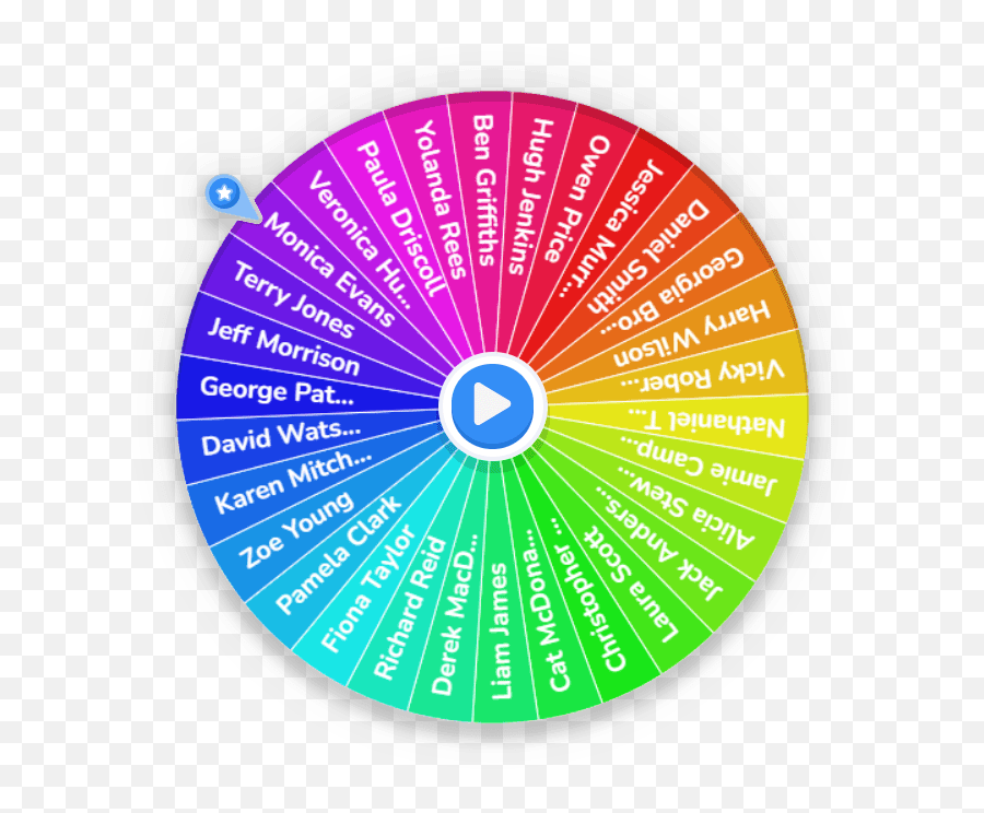 Wheel Spinner No Ads Free Random Answer Picker - Roue Aleatoire Png,Icon Pop Quiz Answers Characters Level 1