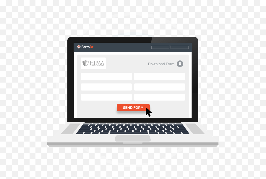 Hipaa Compliant Online Form Submissions - Formdr Instruction Manual In Computer Png,Electronic Form Icon