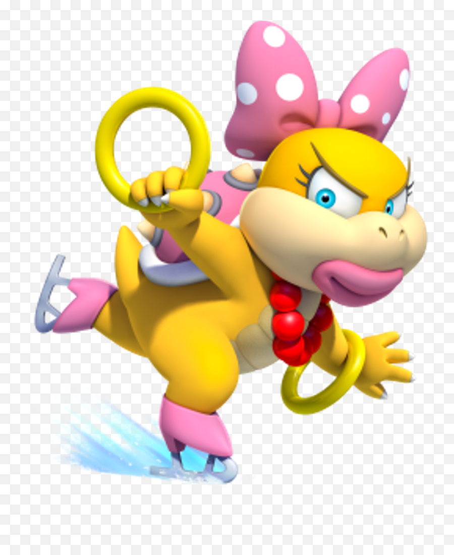 Nintendo Wendyokoopa Koopalings Pink Bowser Wendy O Clipart - Weird Mario Kart Characters Png,Bowser Jr Icon