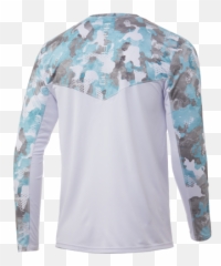 Huk Icon X Refraction Fade Shirt - San Sal Gear Full Sleeve png