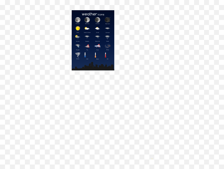 Weather Clipart Png In This 4 Piece Svg And - Horizontal,Weather Icon Pack
