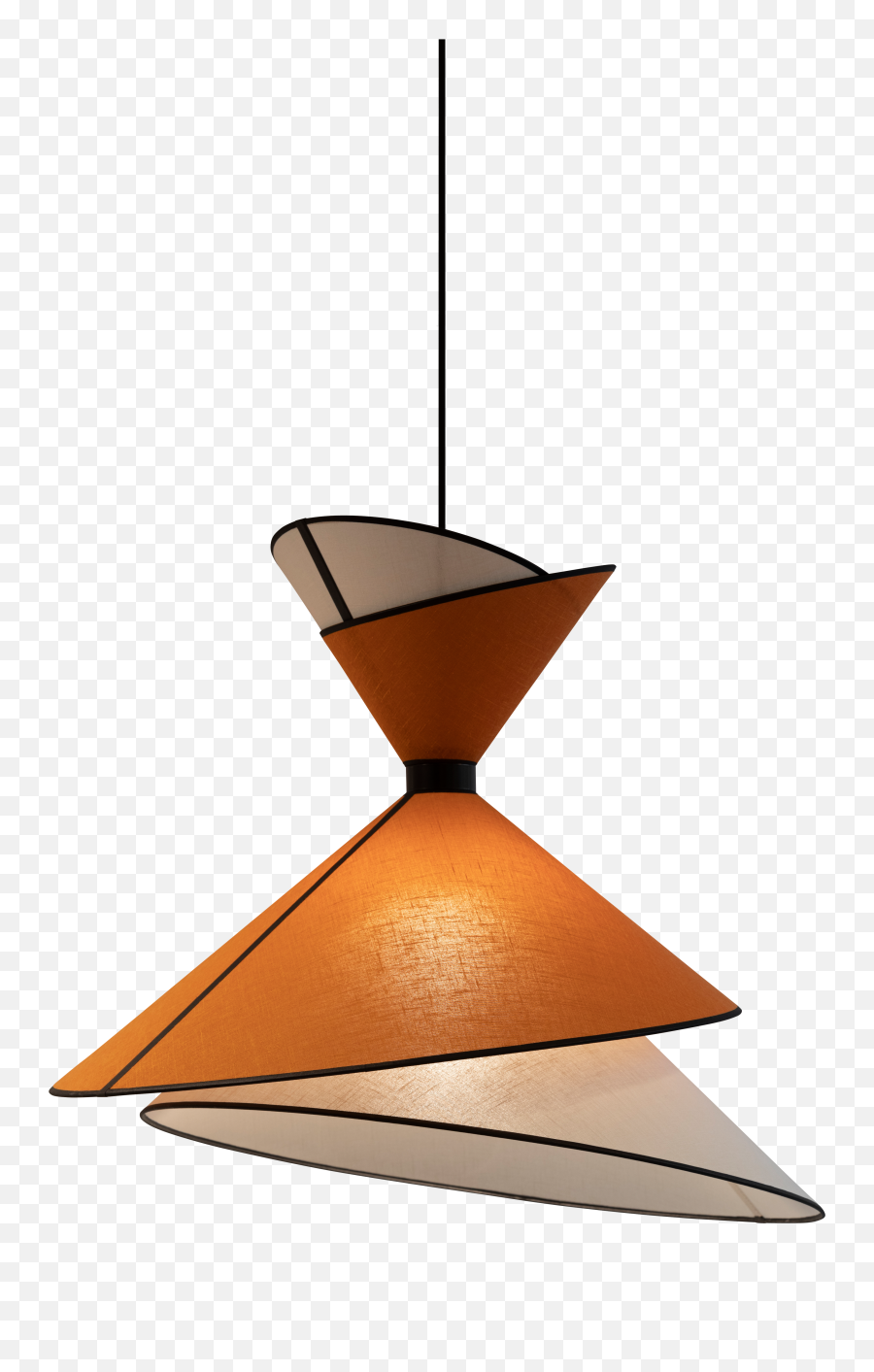 Designheure - Products Pendant Lights Xl Kimono Pendant Light Xl Kimono White Cream And Orange Kimono Designheure Png,Cream Icon Dress