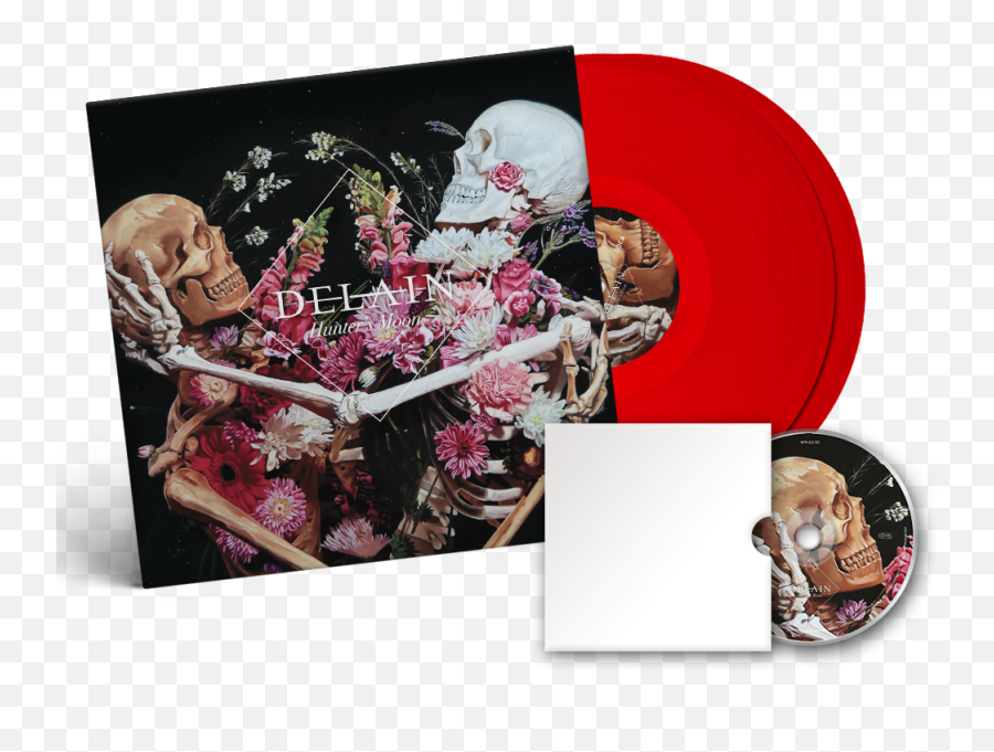 Hunters Moon Blood Red 2 - Lp Bluray Gatefold Delain Moon Png,Blood Moon Png