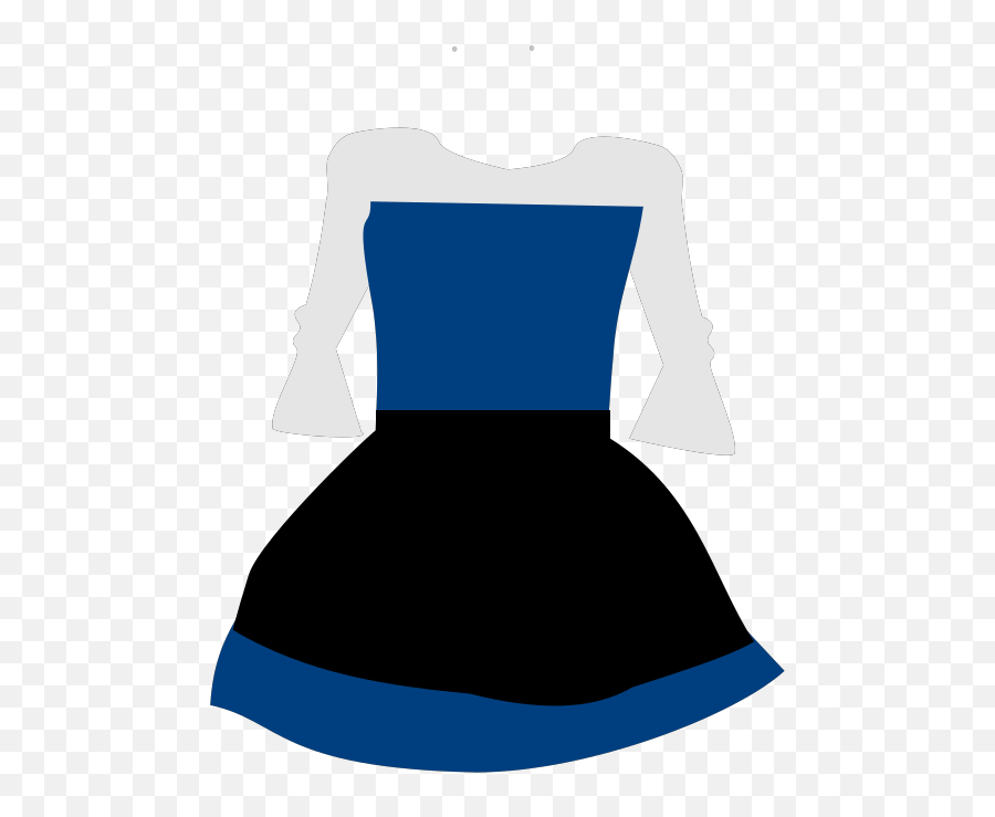 Woman In A Blue Dress Png Svg Clip Art For Web - Download Basic Dress,Clothes Icon Png