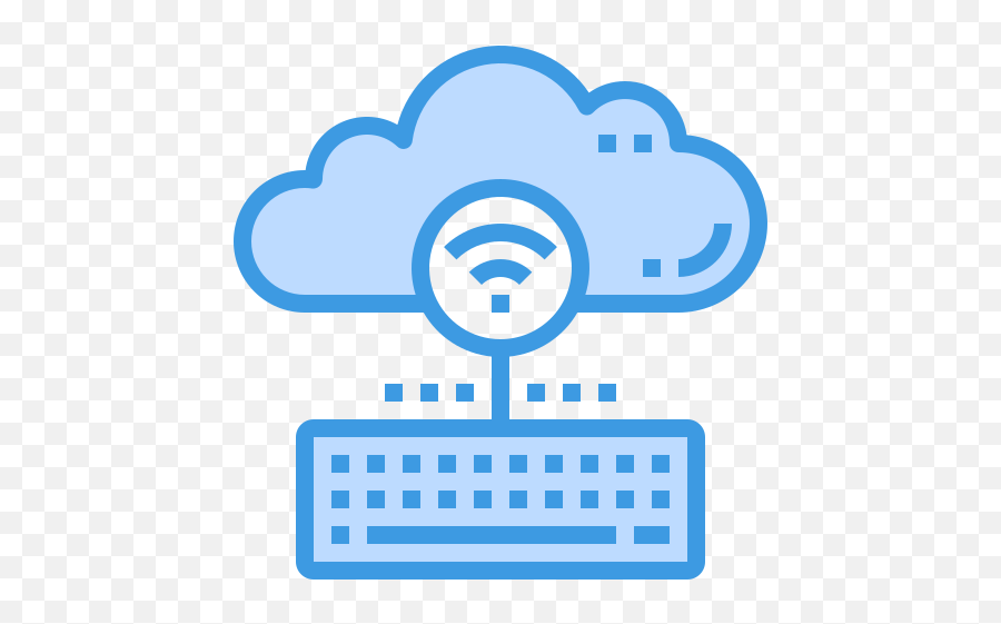 Cloud Icon Control Keyboard Wifi Internet - Need For Cloud Storage Png,Wifi Icon Blue