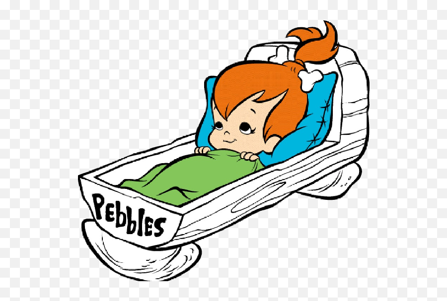 Baby Flintstones Cartoon Characters Clip - Pebbles Png,Cute Christmas Pebbles Flintstone Icon