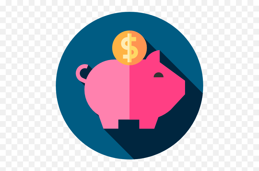 Piggy Bank - Free Business And Finance Icons Png,Bank Icon Vector