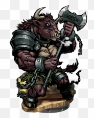 Download Hd Minotaur Gladiator Ii Figure - Wiki Transparent Minotaur Gladiator Png,Gladiator Png