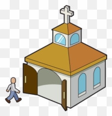 Church Clip Art Christart Com - Going To Church Cartoon Png,Church Clipart Png