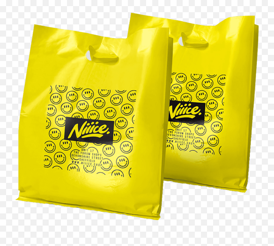 Printed Plastic Bags - Printed Shopping Bags Png,Plastic Bag Png
