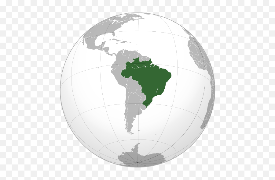 Brazil Map - Prosul Paises Png,Brazil Png
