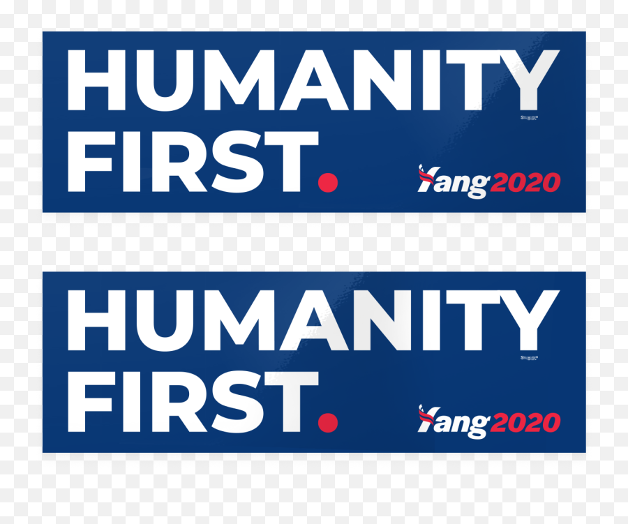 Humanity First Bumper Stickers - Poster Png,Stickers Png